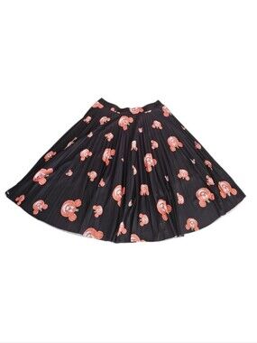 Disney Mickey Pumpkin Halloween Pleated Skirt Plus Size 1X Disneybound Fall NWOT
